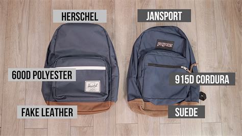 jansport bag orig vs fake|Herschel vs JanSport .